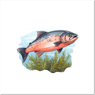 Pacific Northwest Salmon Posters and Art